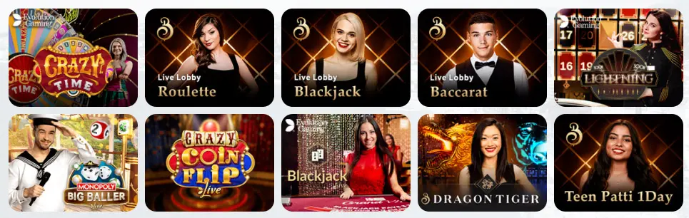 Jeux de casino en direct BANKONBET CASINO