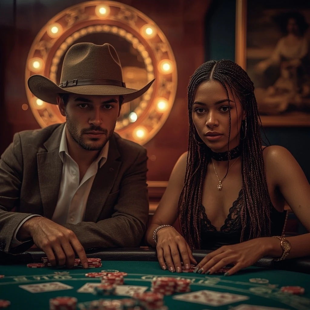 photo de deux joueurs de poker BANKONBET CASINO