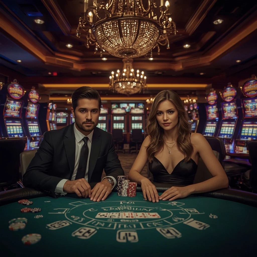 Deux joueurs de poker au Bankonbet Casino